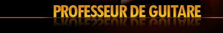 professeur de guitare